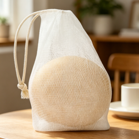 Plant-Based Mesh Soap Saver Bag