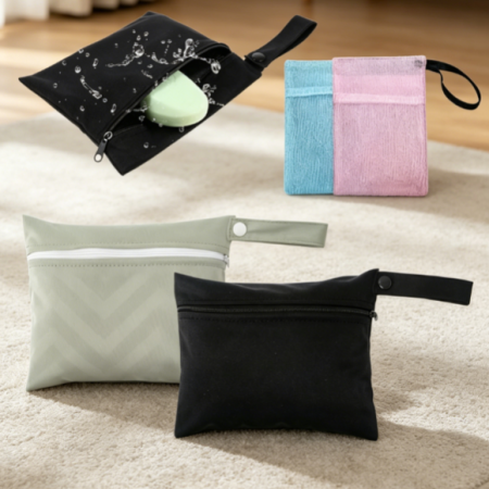 2 PCS Travel Soap Bags with Case