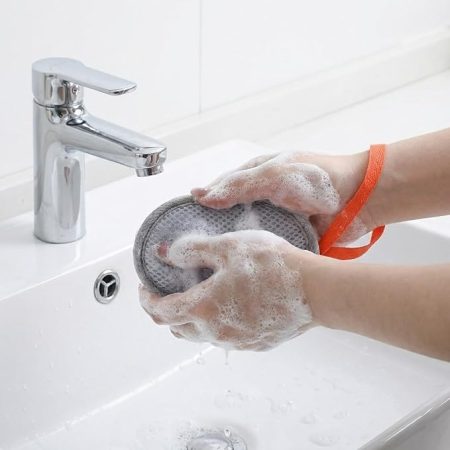 4 PCS Hanging Mesh Soap Bags