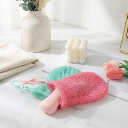 2 Pack Exfoliating Mesh Soap Bags