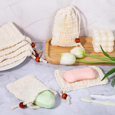 50 Pack Cotton Soap Saver Bags