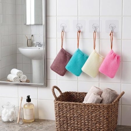 8 PCS Mesh Soap Bags for Bars