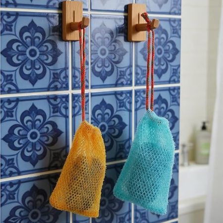 5 Pack Foaming Mesh Soap Bags